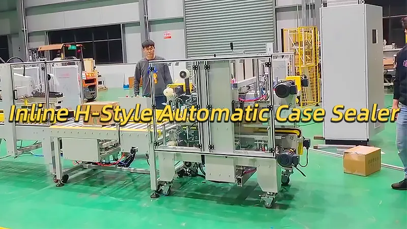 Inline "H-Style" Automatic Case Sealer – Sealing Video
